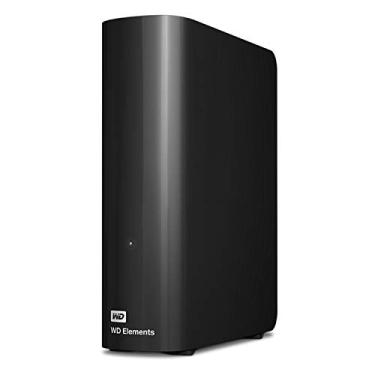 Imagem de Western Digital Disco rígido externo de mesa Elements de 10 TB, disco rígido externo USB 3.0 para armazenamento plug-and-play - WDBWLG0100HBK-NESN