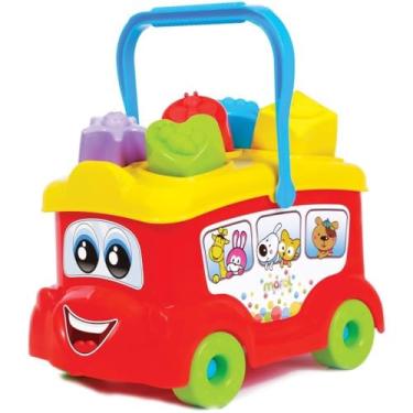 Imagem de Maral Baby Bus Com Cubos Solapa Multicor
