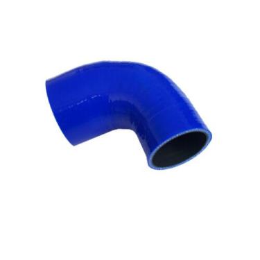 Imagem de JOIUYOLJ Mangueira de cotovelo de redução de 90 graus ID 2,24 a 7,6 cm (57 mm a 76 mm) para tubo de admissão de ar direto universal Turbo Intercooler reforçado 4 camadas 5,4 mm (90D-ID57-76)