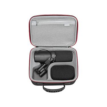 Imagem de RLSOCO Capa para Shure SM7B e microfone de podcast USB MV7 / MV7X microfone dinâmico vocal（Somente bolsas）