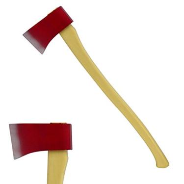 Imagem de Acessório de fantasia de machado de lenhador de espuma Treasure Gurus, LARP ou cosplay, vermelho, amarelo, Vermelho, amarelo., G