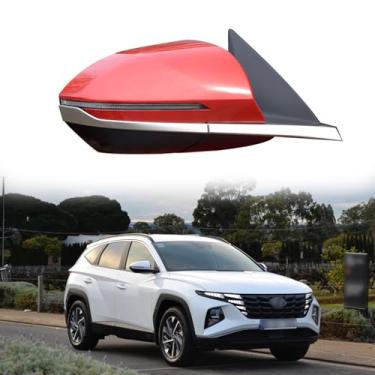 Imagem de Conjunto de espelho lateral do passageiro adequado para Hyundai Tucson L 2020 2021 2022 2023 Espelho retrovisor retrovisor para Hyundai Tucson acessórios dobrável elétrico