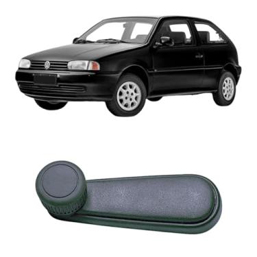 Imagem de Manivela Vidro Plastica Cinza Dianteira Gol G2 Parati G2 Saveiro G2 2 Portas Serve Lado Direito Lado Esquerdo