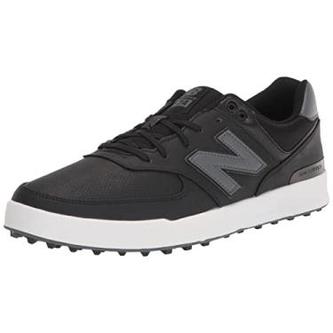 Imagem de New Balance Tênis de golfe masculino 574 Greens, Preto verdadeiro, 39