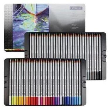 Imagem de Lápis Aquarela Staedtler Karat 48 Cores Estojo Metal