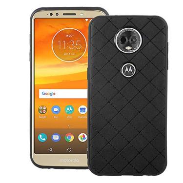 Imagem de Capa de celular para Motorola Moto E5 Plus Slim Soft Rubber Case, resistente a choques, resistente, leve, flexível, antiderrapante, slim fit, capa protetora de borracha para celular MotoE5+ E5Plus E5