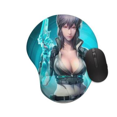 Imagem de Mouse pad Ergonômico Ghost in a Shell Motoko - Starnerd