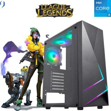 Imagem de Pc Gamer Cpu Computador I5 8gb, Ssd 240gb, Placa Vídeo 4gb - TBI