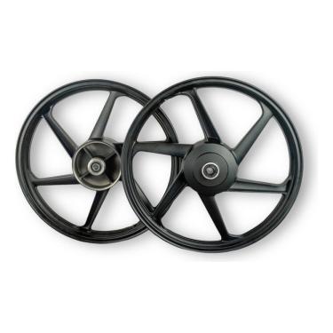 Imagem de Par Rodas Liga Leve Titan Fan 150 160 Freio Tambor Roda Nova