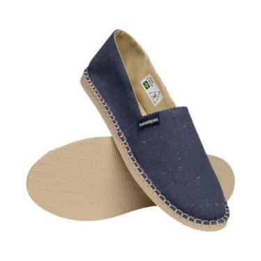 Imagem de Sandalia sapatilha alpargatas havaianas espadrille original, Marinho, 