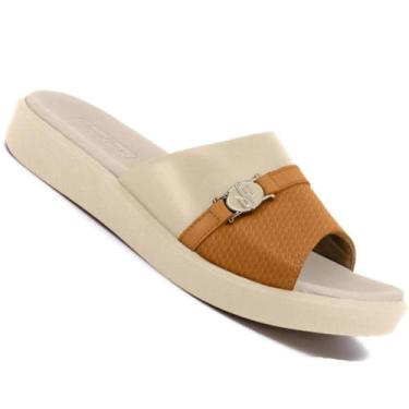 Imagem de Chinelo Usaflex Al0103 Feminino, Camel, 37