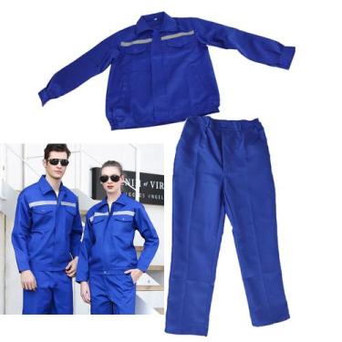 Imagem de Conjunto Uniforme Epi Profissional Segurança Trabalho Faixa Refletiva 