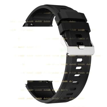 Imagem de yiqungo Pulseira de silicone esportiva para relógio inteligente QX11 de 1,96 polegadas, acessórios de substituição