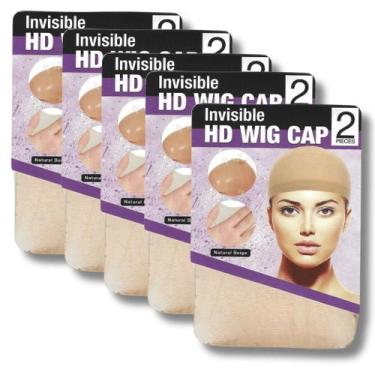 Imagem de 2 Touca HD Wig Cap transparente para Lace front Peruca Kit - LIONSWIG,