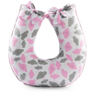 Imagem de Almofada Para Amamentar Chuva De Amor Nuvem Rosa - Beatriz Baby Enxova