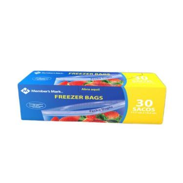 Imagem de Saco Freezer Bags Fecho Duplo Médio 17,7x19,5cm Caixa 30un - Members M