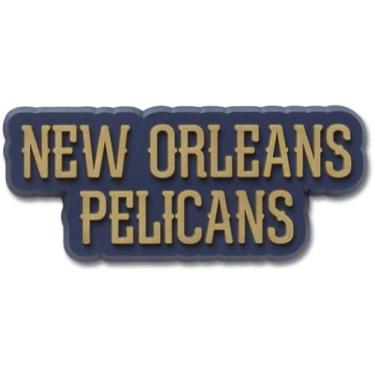 Imagem de Crocs Berloques unissex para adultos Jibbitz - Pingentes de tênis de time de basquete da NBA, pingentes esportivos para meninos e meninas, Nba New Orleans Pelicans, One Size