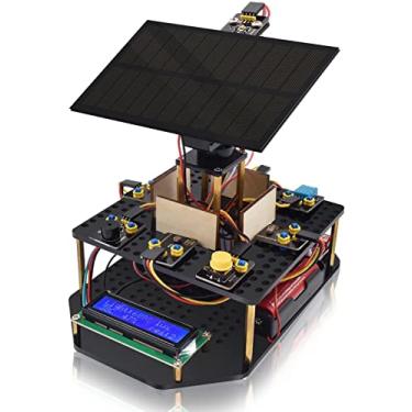 Imagem de KEYESTUDIO Kit Eletrônico de Rastreamento Solar DIY para Arduino, Kit de Programação Educacional para Adolescentes, Adultos e Profissionais