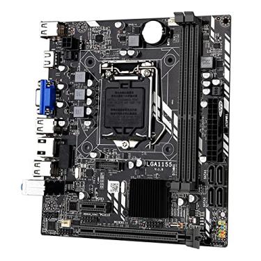 Imagem de H61M Motherboard Dual-channel DDR3 Slots de Memória VGA+HD Display Interfaces Suporte LGA1155 CPU /653