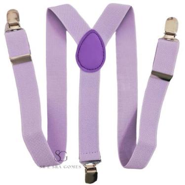 Imagem de Suspensório Lavanda Infantil Para Pajens e Eventos - Hero Men