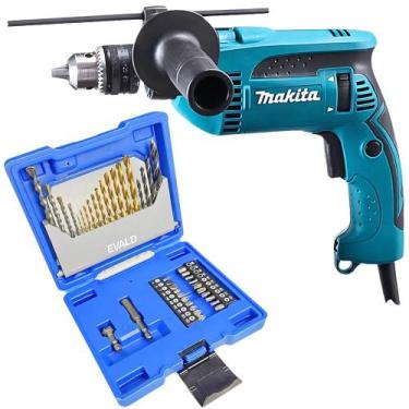 Imagem de Furadeira Industrial 1/2 POL de Impacto 760W HP1640K com Maleta MAKITA