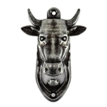 Imagem de Kit 20 Abridor de Garrafa Cabeça de Boi Metal Decoração - Metallica Ac