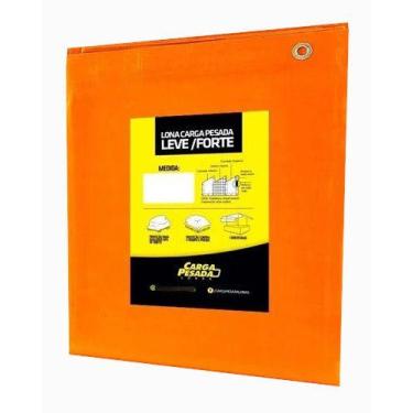 Imagem de Lona Barraca De Feira Laranja 300 Micras Impermeável 6x12 / 12x6 - CAR