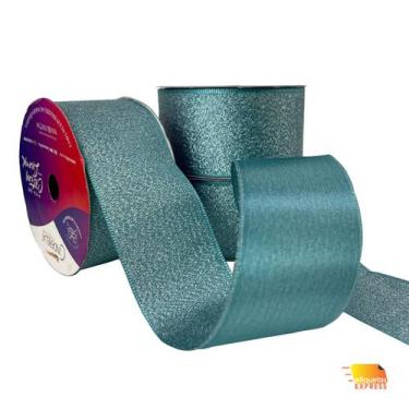 Imagem de Fita Cetim Lurex 38mm  Presente  Lembrancinha  Laços - Cinderela Fitas