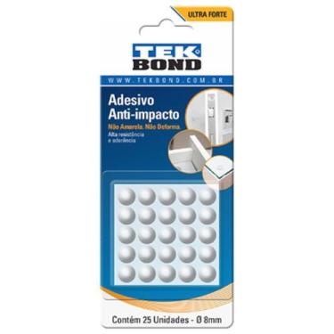 Imagem de Adesivo Anti-Impacto 8MM com 25 unidades Tekbond