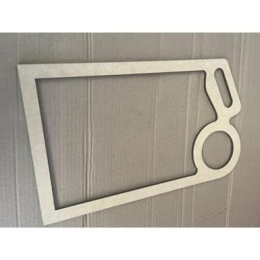 Imagem de Gabarito Molde Para Petisqueira Personalizado Tabua M2 Mdf Cru 6mm - A