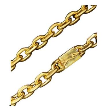 Imagem de Cordão Corrente Cadeado Quina 15mm Não enferruja - A.R Variedades MT