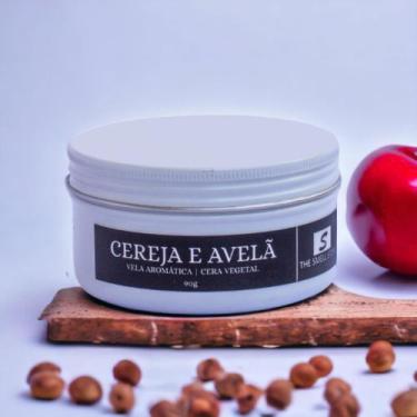 Imagem de Vela aromática travel  cereja e avelã -  90g - THE SMELL STORE