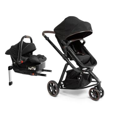 Imagem de Carrinho com Bebê Conforto Travel System Mobi+ Reserva Isofix Black - Safety 1st