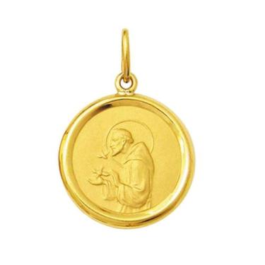 Imagem de Pingente Pequeno 1,8cm Ouro Maciço 18k FDMR-1K200 (24 Santos) - Fab Jo