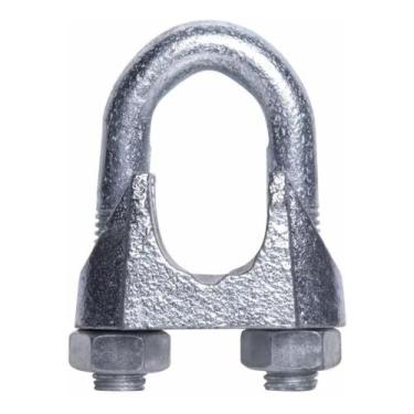 Imagem de Kit 20 Grampos Clips Cabo De Aço Reparo Academia Aparelho - KL Master 