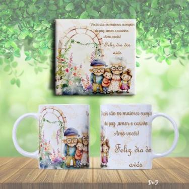 Imagem de Kit azulejo e 2 canecas avós 02 - Eliane/LiveSUb