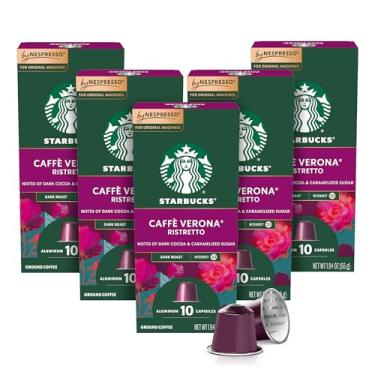 Imagem de Café Starbucks em Cápsulas Nespresso, Caffé Verona - 50 cápsulas