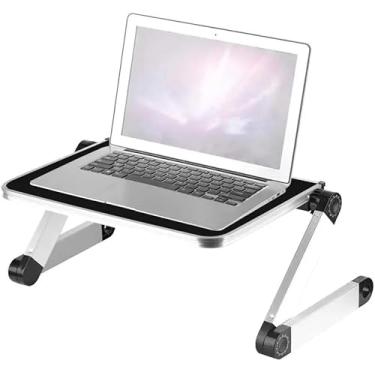 Imagem de Base Suporte Movel Para Notebook Multiuso Articulável 360 Cor Cinza