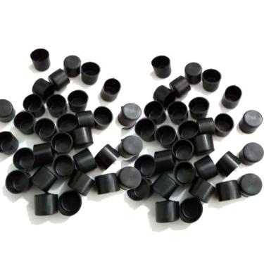 Imagem de Ponteira Plastica Externa 5/8 Polegada 1,5cm Preta (50un) - Suplastine