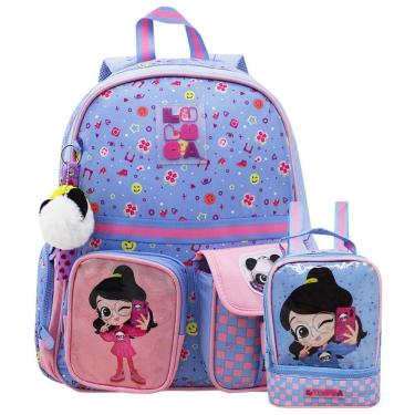 Imagem de Mochila Luluca De Alças E Lancheira Térmica Escolar Youtuber