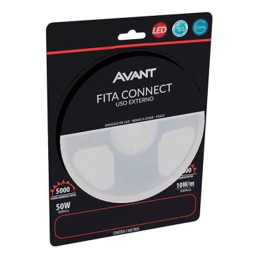Imagem de Fita Led Avant Connect Externo IP65 10W/M 5m Branca 6,5K 220V