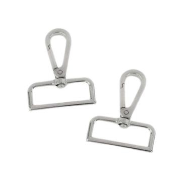Imagem de Mosquetão grande - 3,8cm - jescastore, Niquelada
