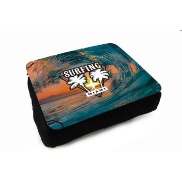 Imagem de Almofada Bandeja para Notebook Laptop Surf Surfista Praia - Deluzz