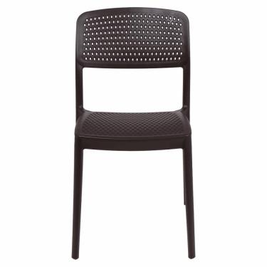 Imagem de Cadeira Tramontina Serena Em Polipropileno Cor Marrom 92096109