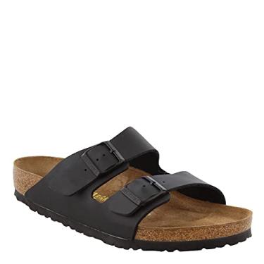 Imagem de Sandália Birkenstock Arizona unissex preta Birko-Flor 42 / Unissex Tamanho EUA 11-11,5