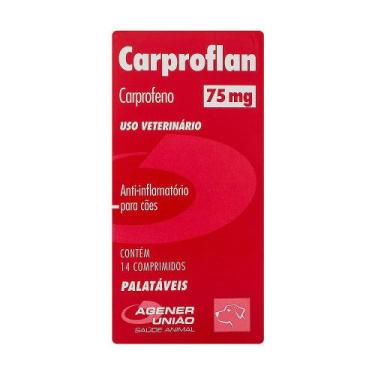 Imagem de Carproflan 75mg para Cães Uso Veterinário com 14 Comprimidos - Caprofl