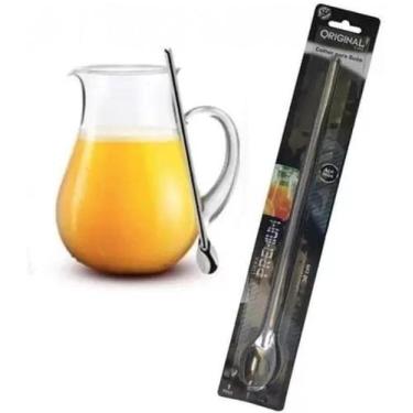 Imagem de Colher de Suco Bailarina Drinks Caipirinha Original 100% Aço Inox Colh