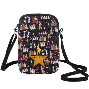 Imagem de BWWKTOP Hamilton Bolsa tiracolo Alexander Fans Gift Schuyler Sisters Bolsa de ombro Hamilton Musical Merch, Five Star Xk-b, Bolsa tiracolo