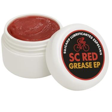 Imagem de Graxa Multiuso para bicicleta rolamentos cubo de roda caixa de direção movimento central Red grease EP 60g