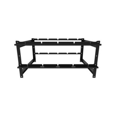 Imagem de Suporte Tradicional Black para 5 Espetos - A3 Grill